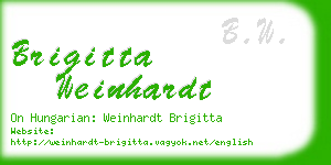 brigitta weinhardt business card